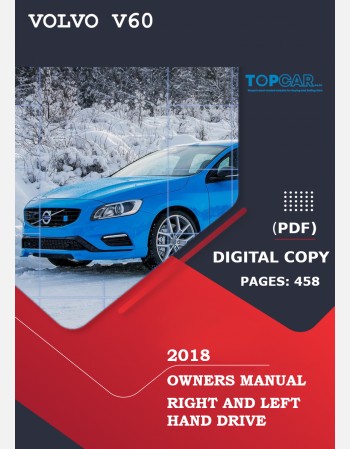 volvo v60 2018 owners manual lhd&rhd